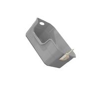 KIXZSAZ Durable Cat Litter Tray With Open Top Structure Designed To Litter Management Simple While Keeping Cats Happy Indoors Semi Enclosed Kitten Toilet Tray Cats Pan, gray, 50x35x22cm