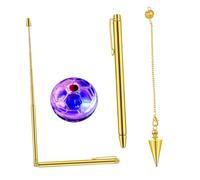 KIXZSAZ Durable Dowsing Rods Copper Set Offers Enhanced Water Divination Opportunities Both Beginners And Professionals Retractable Paranormal Divining Rods