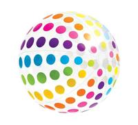 KIXZSAZ Durable Summer Inflatable Beach Balls Pool Toy Interactive Game Fun For Family And Friends At Beach Pool Game Is Suitable For Kids Interactive Ball Toy 40cm Round Water Sports , Dot , 50cm