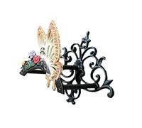 KIXZSAZ Durable Wall Mounted Hose Holder Organizer Decor For Balconies Terraces Courtyards Water Hose Storage Is Suitable For Variety Of Outdoor Space Such As Villa Gardens, Black, butterfly