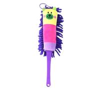 KIXZSAZ Dusting Brush Microfiber Duster Brush Dust Cleaner Captivating Tool Essential For Keeping Homes Car Interiors Clean Household Office Tools Kids, violet, 8x35cm