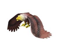 KIXZSAZ Eagle Figurine Offering Exquisite Detail And Realistic Features Excellent For Kids Play Decor Enhancing Learning About Nature Simulated Eagle Model Animal Bird Toy Scene Prop, Brown, L
