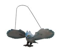 KIXZSAZ Eagle Figurine Offering Exquisite Detail And Realistic Features Excellent For Kids Play Decor Enhancing Learning About Nature Simulated Eagle Model Animal Bird Toy Scene Prop, gray, S