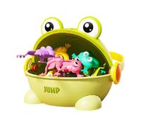 KIXZSAZ Easter Assorted Colors Jumping Passover Frogs Engaging Educational Tools Safe For Kids Learning Ensuring Durability And Long Term Jumping Toy Frogs , Green , 19.5x17x17.8cm
