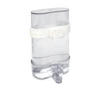 KIXZSAZ Easy To Fill Water Or Small Food Cockatiel Feeders Convenient And Easy To For Bird Feeder ABS Bird Water Dispenser, transparent