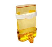 KIXZSAZ Easy To Fill Water Or Small Food Cockatiel Feeders Convenient And Easy To For Bird Feeder ABS Bird Water Dispenser, yellow