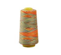 KIXZSAZ Easy to Multicolor Sewing Thread Made with Polyester for Long-Lasting for DIY Crafts Polyester Embroidery Machine Thread, Colorful Type 4