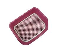 KIXZSAZ Easy-toPlastic Corner Lavatory Basin for Cats Dogs and Ferrets Effortlessly Maintain Clean Pet Toilet, Pink