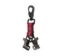 KIXZSAZ Efficient Firefighter Glove Strap With Quick Release And Reflective Features For Better Visibility In Critical Situations Work Glove Holder Clip For First Responder, Red, total length 18cm
