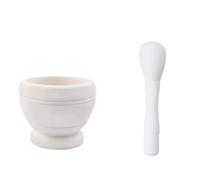 KIXZSAZ Efficient Spice Crusher Bowl For Quick And Easy Grinding Safe And Healthy To Herbs Garlic Mixing Bowl Press, white