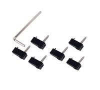 KIXZSAZ Electric Bass Guitar Headless String Nut Set with Wrench Screw Parts Sleek and Practical