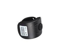 KIXZSAZ Electronic Hand Counter Rechargeable Digital Counting Ring Cordless Low-noise Press Nonslip Portable Tally Device Adult, Black