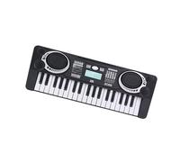 KIXZSAZ Electronic Music Keyboard Instrument Fun Multifunctional Keyboard Toy Sparks Joy And Encourages Learning 37 Key Electronic Kid Piano Musical Toy , Black , 34.5x12.5x8cm