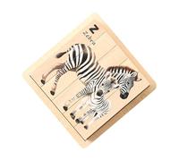 KIXZSAZ Elephant Zebra Lion Giraffe Fun 3D Puzzle Encouraging Critical Thinking And Spatial Awareness In Children Elephant Zebra Lion Giraffe 3D Puzzle