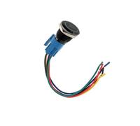 KIXZSAZ Emergency Lights Switch 12V Car Hazard Lights Switch Button For Vehicles And Motorcycles 19mm Warning Push Button 12V Car Hazard 19mm