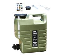 KIXZSAZ Emergency Water Storage Jug Portable Sturdy, Green, 30x16x35cm 12L