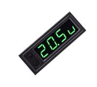 KIXZSAZ Enhanced Performance Car Clock Voltmeter Thermometer Universal and Durable Accessories, Green, 58x22mm