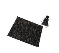 KIXZSAZ Environmentally Friendly Tablecloth For Tarot Cards Game Luxurious And Easy Wash Tarot Cards Deck Cloth Coral Velvet, Black A, starry sky