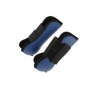 KIXZSAZ Equestrian Leg Wraps Comfortable Fit Horse Leg Wraps High Elasticity Impact Reduction Wrap Set For Training Equestrian Equipment Convenient To Hind Boots, Dark Blue Fore Foot
