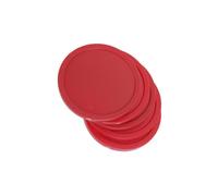 KIXZSAZ Experience Thrill With 4pcs Air Hockey Table Arcade Game Pucks 82mm Red Club 100 Plastic Dimensionsdiameter82mm/3.22 Inch Thickness7mm/0.27 Inch