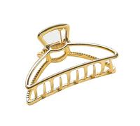 KIXZSAZ Fashion Claw Clips Portable Simple Style Grip for Octopus Alloy Exquisite for Bobby Pins Geometric Decor Accessories Valentines Day, KC Gold/Arc