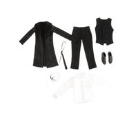 KIXZSAZ Fashion Forward Jacket Pants Outfit Costume Male Clothing Set Bringing Excitement to Doll Play Making Versatile Addition to Collection. Can Dress Up Doll Or Dolls As Like.These Clothes Can Be