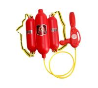 KIXZSAZ Firefighter Water Toy Backpack Large Capacity Kids Enjoying Fun Water Fights At Beach Pool And Backyard Backpack Squirt Toy Garden Pool Firefighter For Kids