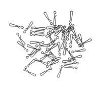 KIXZSAZ Fishing Swivels Rolling Swivel Connector Lures Connector Solid Rings Unique Ring Handle Improved Sensitivity Carp Fishing Accessories Ball Bearing Swivel