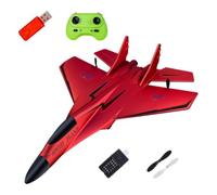 KIXZSAZ Fixed Wing Rc Airplane With Durable Anti Crash Foam Super Light Sturdy Construction For Beginners Even Novices Can Control Quickly. Remote Distance Of 150m, Red, 28.5x21x7.5cm