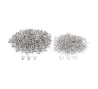 KIXZSAZ Flexible Hook And Eye Closures Fasteners 200 Sets Allowing Seamstresses To Choose 6 Different Size Options Hook And Eye Fasteners Bustiers Anywhere Easy Using