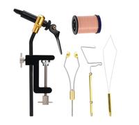 KIXZSAZ Fly Tying Bobbin Thread Holder Bobbin Holder Essential Fly Tying Tools for Anyone Who Loves Fishing and Angling Disc Threader Fishing Accessories, Light Pink