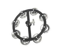 KIXZSAZ Foot Percussion Instrument Parts Compliment Hi Hat Tambourine Easily Fitting For Diverse Musical Styles Single Row Tambourine Stainless Steel Percussion
