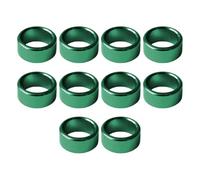 KIXZSAZ Foot Round Tag Clips Leg Bands Professional Accessories 10mm Aluminum Rings Training Bird Identification Chicks Feet Bantam Quail Small Poultry Chicken