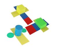 KIXZSAZ for Creative Learning Math Toys Kids Geometric Shapes Block Enriching Educational Experiences In Home And Classroom Settings Preschool Elementary