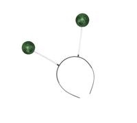 KIXZSAZ for Glamorous Alien Headband with Chunky Glitter Headdress for Cosplay Women Girls, green, about 23 x 26cm