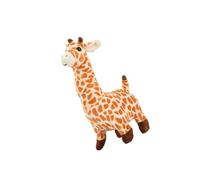 KIXZSAZ Fun-filled Electric Giraffe Toy Sing Shake Tail and Walk Plush for Xmas Kids Gift, Orange Giraffe, 22cm