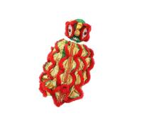 KIXZSAZ Fun Lion Dance Clothes for Stage Performance Playful Pet Costume for Exciting Show, Red, L