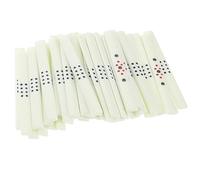KIXZSAZ Game Room Upgrade Clear Mahjong Set With Chess And Card Counting Stick For Endless Fun Multifunctional Mah-Jongg Tiles Finely Crafted Clearly Colored, black