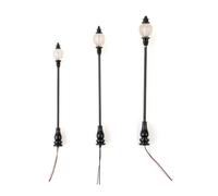 KIXZSAZ Garden Lamp Model Railway Train Layout LED Streetlight Contemporary DIY Crafts Landscape Light for Villa Garden Walkway , Model 2