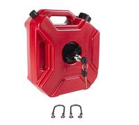 KIXZSAZ Gasoline Container With Degned Racing Durable Motorcycle Storage Fuels Padlock Racing Convenient Cross-country , red