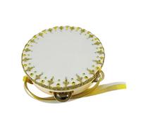 KIXZSAZ Golden Handcrafted Tambourine Dance Prop Enhancing Performance Through Elegant Visual Elements With Lightweight Charm Ballet Performance Golden Dancing Accessory