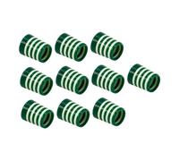 KIXZSAZ Golf Shaft Irons Adapter Sleeve Wedge Repair Lightweight Ferrules Club Experience By Minimizing Risks Of Damage Golf Iron Shaft Ferrules End Caps Cover Parts, Green White, 0.37