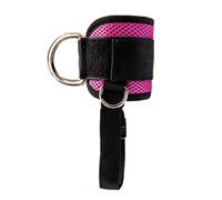KIXZSAZ Gym Ankle Strap With Double D Rings Excellent For Assisted Strength Training Enhancing Leg Exercises Ankle Strap Is Durable And Designed To Withstand Strong Workout Sessions, Pink, 10x25cm