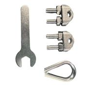 KIXZSAZ Gym Machine Accessories Rope Steel Wire Joint Reliable And Versatile Solution For All Gym Pelican Systems Weight Cable Machine Clothesline Pulley Set Cable Replacement, 6mm