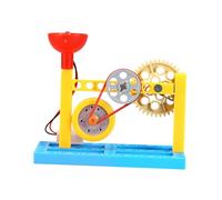 KIXZSAZ Hand Cranked Generator Experiment Kit Materials Ensuring Durability For Kids Exploring Power Generation Science Hand-cranked Power Generator Model Dynamo Model