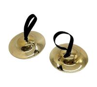 KIXZSAZ Hand Eye Coordination Developmental Toy Finger Cymbals Unique Mini Musical Children Making Easier To Play And Carry. Finger Cymbals Kids Mini Copper Handheld, 5.2cm