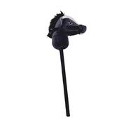 KIXZSAZ Handcrafted Hobby Horse Riding Stick Toy Lightweight Plush Portable Gift For Kids Birthday Celebrations Plush Hobby Horse Stick Toy Kids Riding , black , 70x20cm