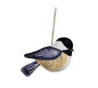 KIXZSAZ Hanging Bird Ornament Xmas Decor Multipurp Window And Tree Decoration Christmas Tree Hanging Decoration Is Suitable, Black, 3.35x1.57 inch