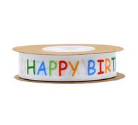 KIXZSAZ Happy Birthday Ribbon Roll Enhancing Invitation Embellishments