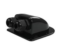 KIXZSAZ Heat And Humidity Resistant Junction Box With High Frequency Insulation Waterproof Rated Cable Entry Glands. ABS, black